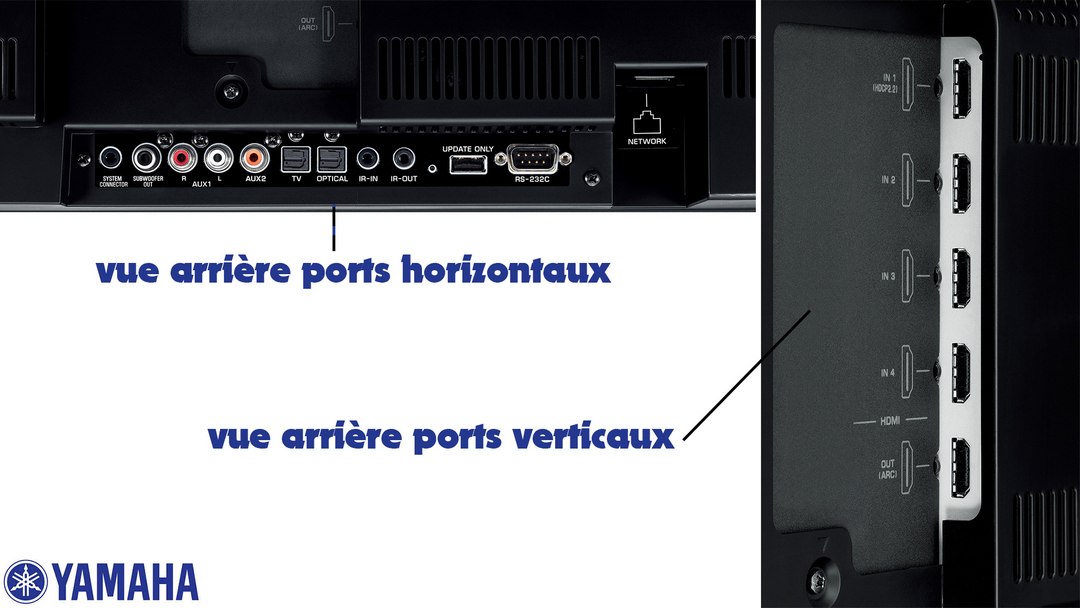 Yamaha YSP-2200 Noir | Barres de son sur